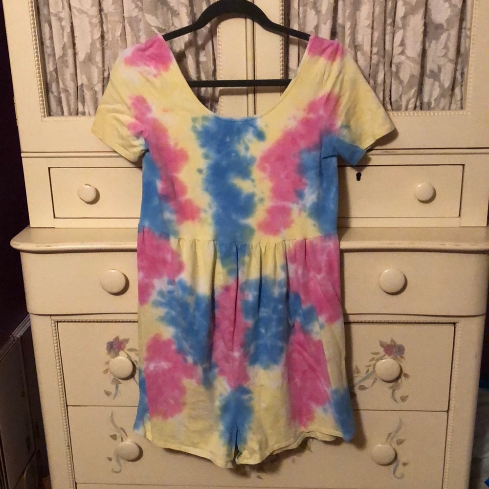 tie-dye romper